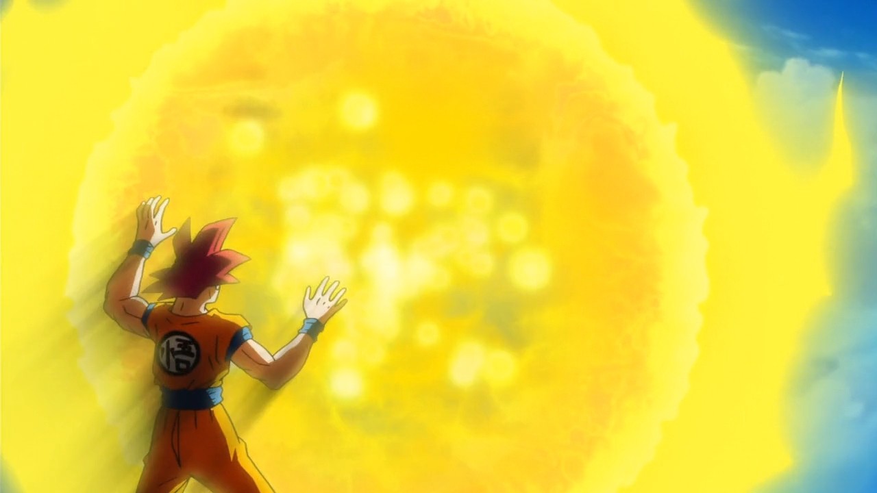 Pokaži mi, Goku! Moč Super Saiyan Goda!!